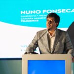 Largo Manuel Baltazar foi palco da apresentação da recandidatura de Nuno Fonseca